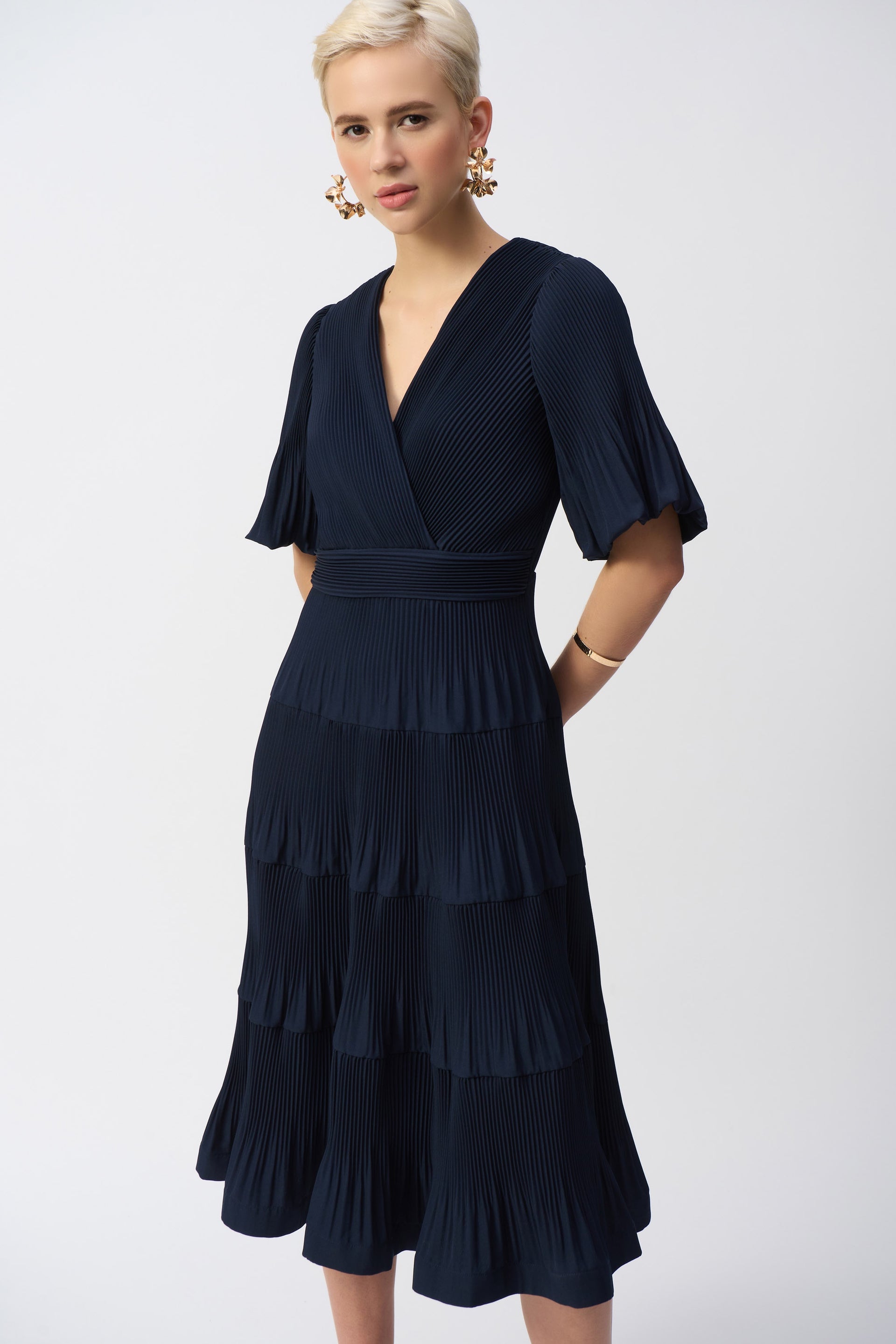 slim fit dress slacks Joseph Ribkoff Fit and Flare Dress / 251905 – Designers Taradale