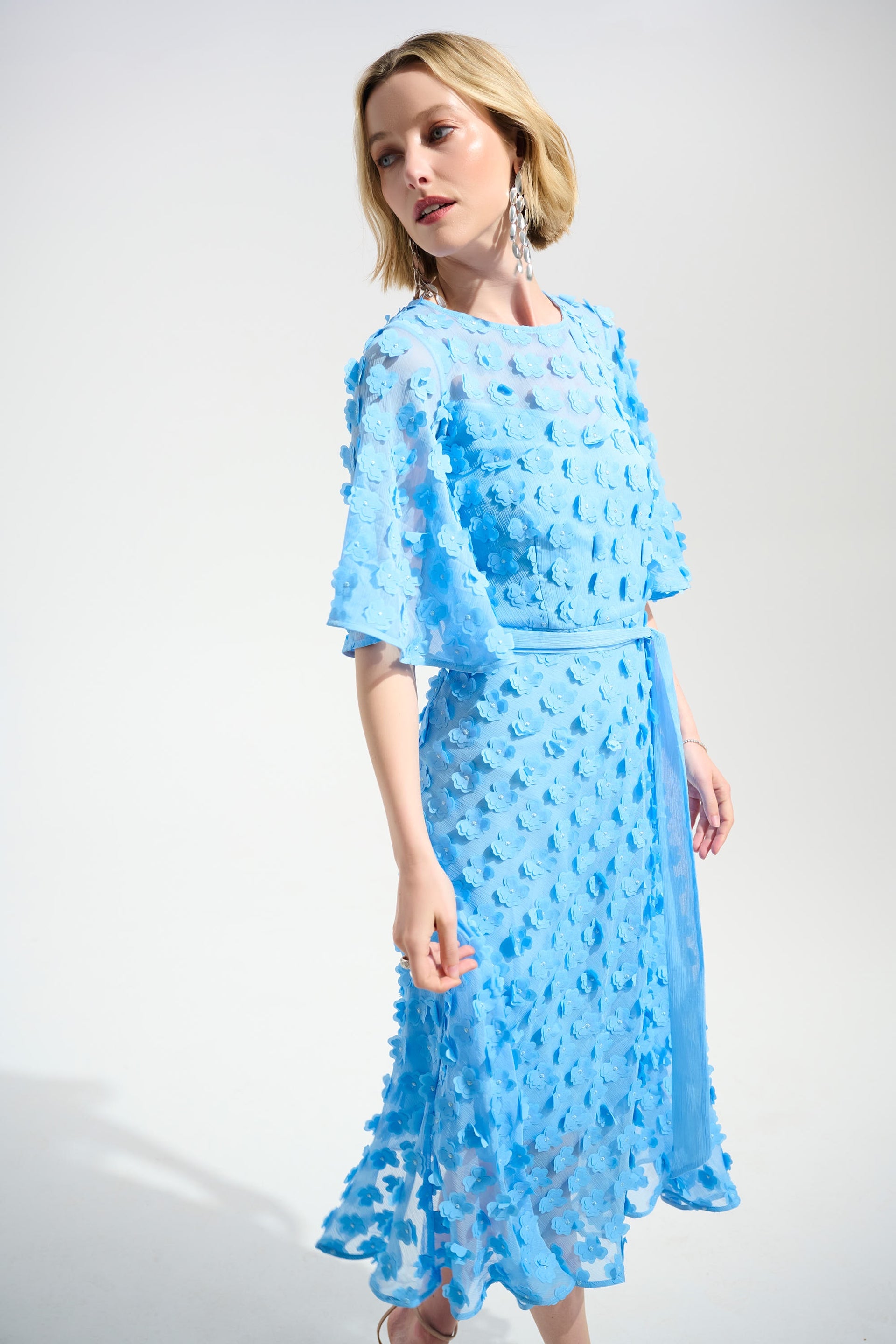 sachin and babi light blue dress STAUD Albee Dress main image 1