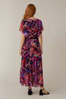 Joseph Ribkoff Tropical Chiffon Dress / 221165