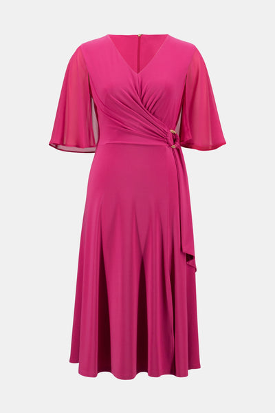Joseph Ribkoff Chiffon Wrap Style Dress / 231757
