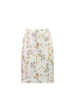 Vassalli Lightweight Print Skirt With Fly /S22 / 372AV