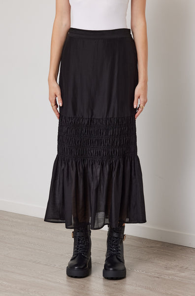Duo Meline Shirred Skirt / DU28151