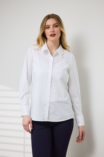 Newport Odette Shirt / NP28288 ( 2 Colours - White & Stripe)